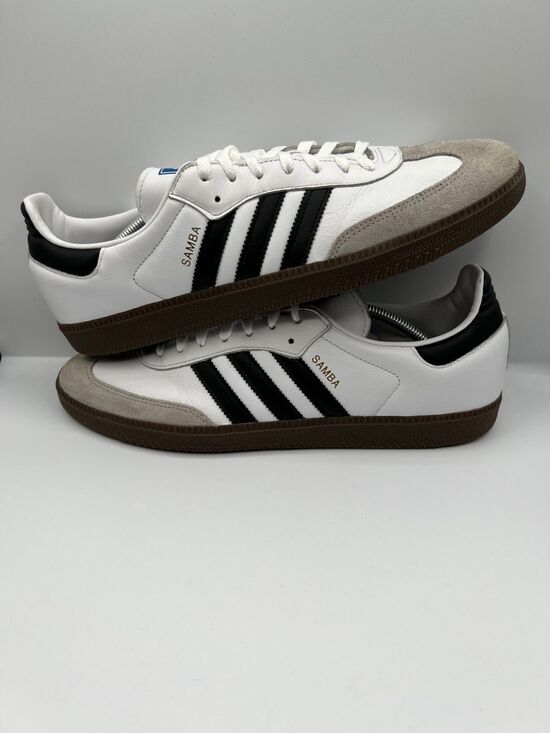 Adidas Originals Samba OG White Black Gray Men\'s And Women\'s Sneakers Shoes main image 11